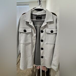 New Look Women's Gray Varsity Jacket